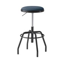 コモンファニチャー　CUCH-303CD-BB4　ハイスツール グライド脚　布地張り［ブラック×ダックブルー］