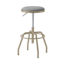 コモンファニチャー　CUCH-303CD-EC5　ハイスツール グライド脚　布地張り［ベージュ×グレー］