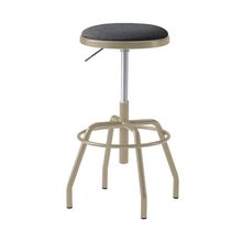 コモンファニチャー　CUCH-303CD-EW2　ハイスツール グライド脚　布地張り［ベージュ×オフブラック］