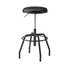 コモンファニチャー　CUCH-303D-BT1　ハイスツール グライド脚　ビニールレザー張り［ブラック×ブラック］