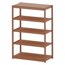 コモンファニチャー　CUSH-126GSA-R　シェルフ 5段タイプ 単体型　W1200×D600×H1800［オレンジ］