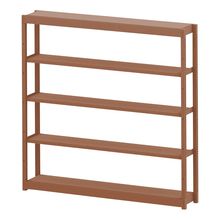 コモンファニチャー　CUSH-183GSA-R　シェルフ 5段タイプ 単体型　W1800×D300×H1800［オレンジ］