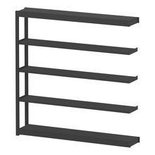 コモンファニチャー　CUSH-183TSA-T　シェルフ 5段タイプ 連増型　W1800×D300×H1800［ブラック］