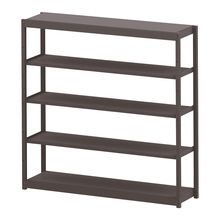 コモンファニチャー　CUSH-184GSA-H　シェルフ 5段タイプ 単体型　W1800×D450×H1800［ブラウン］