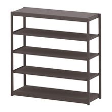 コモンファニチャー　CUSH-186GSA-H　シェルフ 5段タイプ 単体型　W1800×D600×H1800［ブラウン］