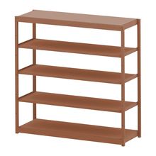 コモンファニチャー　CUSH-186GSA-R　シェルフ 5段タイプ 単体型　W1800×D600×H1800［オレンジ］