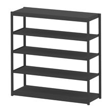 コモンファニチャー　CUSH-186GSA-T　シェルフ 5段タイプ 単体型　W1800×D600×H1800［ブラック］