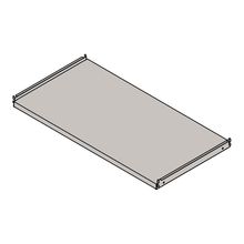 コモンファニチャー　CUSHA-T1261-W7　シェルフ下段オープン用 追加棚板 W1200×D600用［ホワイトグレー］
