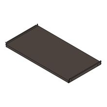 コモンファニチャー　CUSHA-T1861-H4　シェルフ下段オープン用 追加棚板 W1800×D600用［ブラウン］