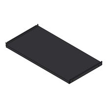 コモンファニチャー　CUSHA-T1861-T1　シェルフ下段オープン用 追加棚板 W1800×D600用［ブラック］