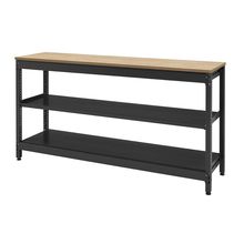 コモンファニチャー　CUSL-124GKA-TD　シェルフ ロー アジャスタータイプ 単体 樹脂エッジ　W1200×D450×H950［ブラック×オークライト］