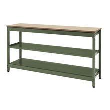 コモンファニチャー　CUSL-124GWA-QE　シェルフ ロー アジャスタータイプ 単体　W1200×D450×H950［グリーン×ベージュ］