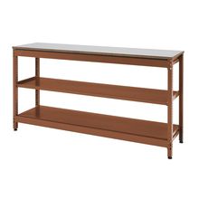 コモンファニチャー　CUSL-124GWA-RF　シェルフ ロー アジャスタータイプ 単体　W1200×D450×H950［オレンジ×ライトグレー］