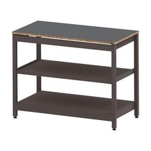 コモンファニチャー　CUSL-126GWA-HC　シェルフ ロー アジャスタータイプ 単体　W1200×D600×H950［ブラウン×ダークグレー］