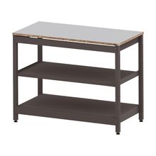 コモンファニチャー　CUSL-126GWA-HF　シェルフ ロー アジャスタータイプ 単体　W1200×D600×H950［ブラウン×ライトグレー］