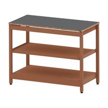 コモンファニチャー　CUSL-126GWA-RC　シェルフ ロー アジャスタータイプ 単体　W1200×D600×H950［オレンジ×ダークグレー］