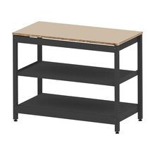 コモンファニチャー　CUSL-126GWA-TE　シェルフ ロー アジャスタータイプ 単体　W1200×D600×H950［ブラック×ベージュ］