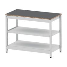 コモンファニチャー　CUSL-126GWA-WC　シェルフ ロー アジャスタータイプ 単体　W1200×D600×H950［ホワイトグレー×ダークグレー］