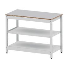 コモンファニチャー　CUSL-126GWA-WF　シェルフ ロー アジャスタータイプ 単体　W1200×D600×H950［ホワイトグレー×ライトグレー］