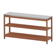 コモンファニチャー　CUSL-184GNA-RF　シェルフ ロー アジャスタータイプ 単体 樹脂エッジ　W1800×D450×H950［オレンジ×ライトグレー］