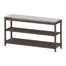 コモンファニチャー　CUSL-184GWA-HF　シェルフ ロー アジャスタータイプ 単体　W1800×D450×H950［ブラウン×ライトグレー］