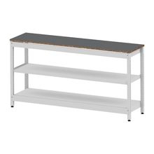 コモンファニチャー　CUSL-184GWA-WC　シェルフ ロー アジャスタータイプ 単体　W1800×D450×H950［ホワイトグレー×ダークグレー］