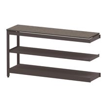 コモンファニチャー　CUSL-184TKA-HN　シェルフ ロー アジャスタータイプ 連増 木目天板エッジ　W1800×D450×H950［ブラウン×ノルディックバーチ］