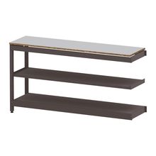 コモンファニチャー　CUSL-184TWA-HF　シェルフ ロー アジャスタータイプ 連増　W1800×D450×H950［ブラウン×ライトグレー］