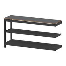 コモンファニチャー　CUSL-184TWA-TC　シェルフ ロー アジャスタータイプ 連増　W1800×D450×H950［ブラック×ダークグレー］