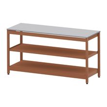 コモンファニチャー　CUSL-186GNA-RF　シェルフ ロー アジャスタータイプ 単体 樹脂エッジ　W1800×D600×H950［オレンジ×ライトグレー］