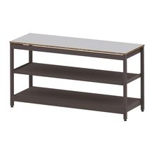 コモンファニチャー　CUSL-186GWA-HF　シェルフ ロー アジャスタータイプ 単体　W1800×D600×H950［ブラウン×ライトグレー］