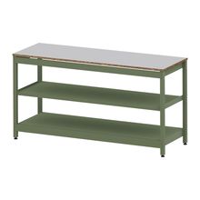 コモンファニチャー　CUSL-186GWA-QF　シェルフ ロー アジャスタータイプ 単体　W1800×D600×H950［グリーン×ライトグレー］