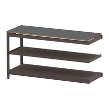 コモンファニチャー　CUSL-186TWA-HC　シェルフ ロー アジャスタータイプ 連増　W1800×D600×H950［ブラウン×ダークグレー］