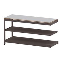 コモンファニチャー　CUSL-186TWA-HF　シェルフ ロー アジャスタータイプ 連増　W1800×D600×H950［ブラウン×ライトグレー］