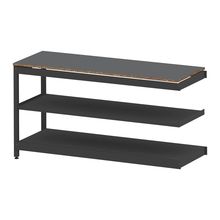 コモンファニチャー　CUSL-186TWA-TC　シェルフ ロー アジャスタータイプ 連増　W1800×D600×H950［ブラック×ダークグレー］