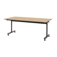 コモンファニチャー　CUTF-189KNC-HD　折りたたみテーブル 木目天板　W1800×D900×H720［ブラウン×オークライト］