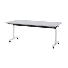 コモンファニチャー　CUTF-189NNC-WF　折りたたみテーブル 樹脂エッジ　W1800×D900×H720［ホワイトグレー×ライトグレー］