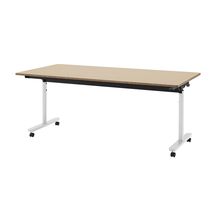 コモンファニチャー　CUTF-189WNC-WE　折りたたみテーブル　W1800×D900×H720［ホワイトグレー×ベージュ］