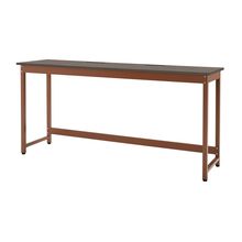 コモンファニチャー　CUTH-216KHA-RN　ワークベンチ カウンタータイプ 木目天板　W2100×D600×H1000［オレンジ×ノルディックバーチ］