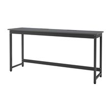 コモンファニチャー　CUTH-216NHA-TC　ワークベンチ カウンタータイプ 樹脂エッジ　W2100×D600×H1000［ブラック×ダークグレー］