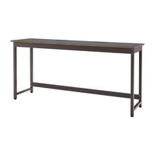 コモンファニチャー　CUTH-216WHA-HC　ワークベンチ カウンタータイプ　W2100×D600×H1000［ブラウン×ダークグレー］