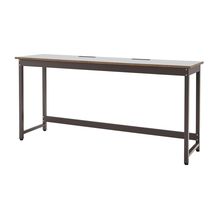 コモンファニチャー　CUTH-216WHA-HF　ワークベンチ カウンタータイプ　W2100×D600×H1000［ブラウン×ライトグレー］