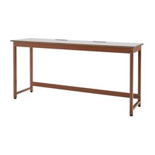 コモンファニチャー　CUTH-216WHA-RF　ワークベンチ カウンタータイプ　W2100×D600×H1000［オレンジ×ライトグレー］