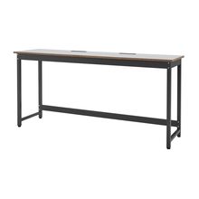 コモンファニチャー　CUTH-216WHA-TF　ワークベンチ カウンタータイプ　W2100×D600×H1000［ブラック×ライトグレー］