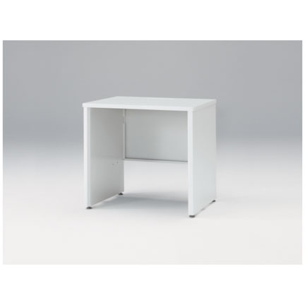 CZRデスク Type S 平机 CZR-086JAPS-9W9  センター引出しなし パネル脚  W800 × D600 [ 本体: ホワイトW・天板: ホワイトW]