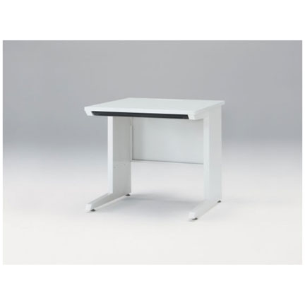 CZRデスク Type S 平机 CZR-088HAS-9W9  浅型センター引出し付 L脚  W800 × D800 [ 本体: ホワイトW・天板: ホワイトW]