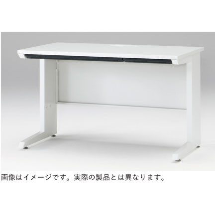 CZRデスク Type S 平机 CZR-118JAS-961  センター引出しなし L脚  W1100 × D800 [ 本体: ホワイトW・天板: アッシュドパインL]