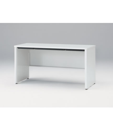 CZRデスク Type S 平机 CZR-146HAPS-9W9  浅型センター引出し付 パネル脚  W1400 × D600 [ 本体: ホワイトW・天板: ホワイトW]