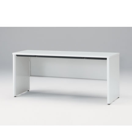 CZRデスク Type S 平机 CZR-166HAPS-9W9  浅型センター引出し付 パネル脚  W1600 × D600 [ 本体: ホワイトW・天板: ホワイトW]