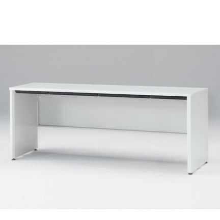 CZRデスク Type S 平机 CZR-186HAPS-9W9  浅型センター引出し付 パネル脚  W1800 × D600 [ 本体: ホワイトW・天板: ホワイトW]